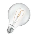 Osram Vintage 1906 LED E27 Globe Fadenlampe Klar 7.2W 806lm - 927 Extra Warmweiß | Höchste Farbwiedergabe - Dimmbar - Ersatz Für 60W