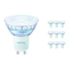 Mehrfachpackung 10x Philips LEDspot Value GU10 6.2W 930 36D (MASTER) | Höchste Farbwiedergabe - Warmweiß - Ersatz für 80W