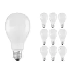 Mehrfachpackung 10x Ledvance CLASSIC LED E27 Birne Matt 19W 2452lm - 827 Extra Warmweiß | Ersatz für 150W
