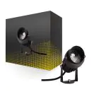 Erdspießleuchte Vetusta Aluminium Schwarz 7W 700lm - 830 Warmweiß